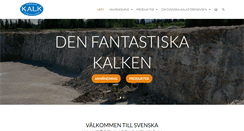 Desktop Screenshot of kalkforeningen.se