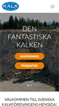 Mobile Screenshot of kalkforeningen.se