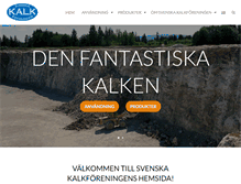 Tablet Screenshot of kalkforeningen.se
